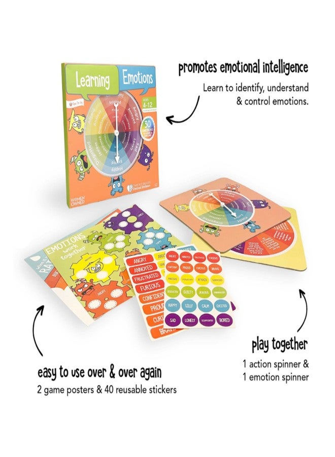 Open The Joy Learning Emotions Toolkit: Explore Emotions with a Unique and Engaging Sticker Game for Children - Ages 5 Years & up - Image 4